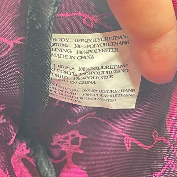 Betsey Johnson New York NY Womens Crossbody Bag Striped Hot Pink Zippered - Picture 10 of 15